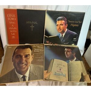 Vintage Tennessee Ernie Ford Vinyl Lp Hymns Near The Cross My Favorite Things Al